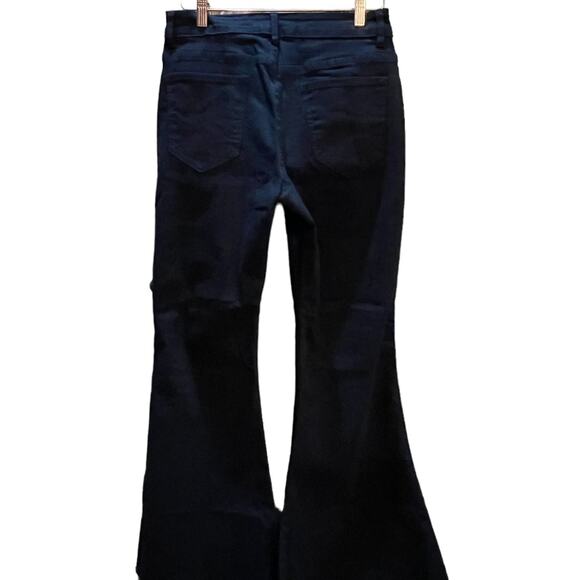 High Waist Bell Bottom Black Size Medium - Picture 2 of 5